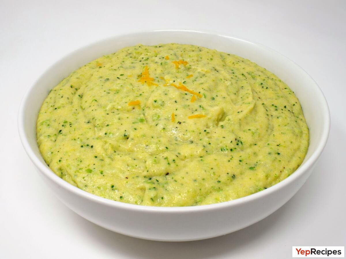 Creamy Broccoli and Cheddar Polenta recipe