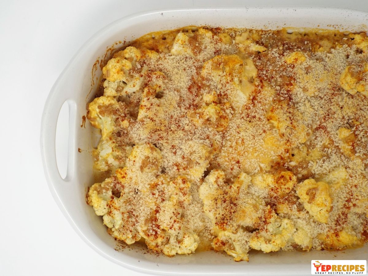 Cheesy Cauliflower and Farro Bake Recipe YepRecipes