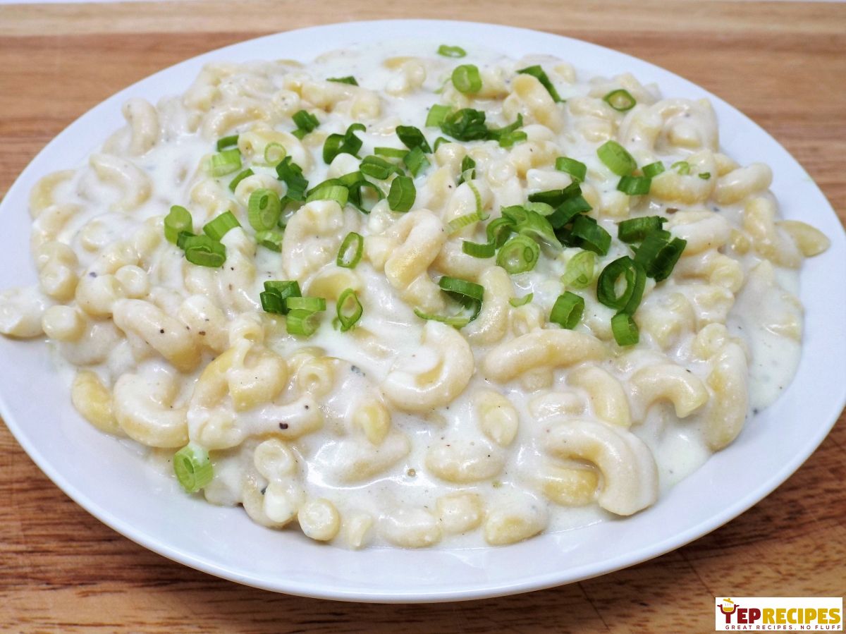 Creamy Blue Cheese and Ricotta Macaroni recipe