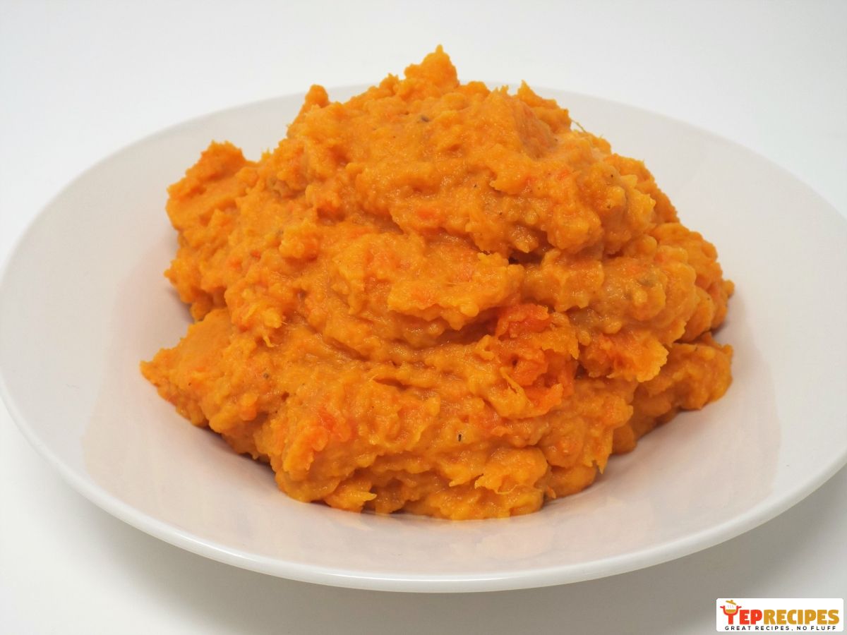 Spicy Sweet Potato and Carrot Mash recipe