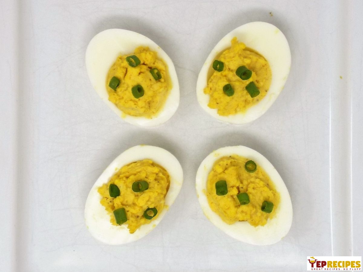 Curry Deviled Eggs recipe
