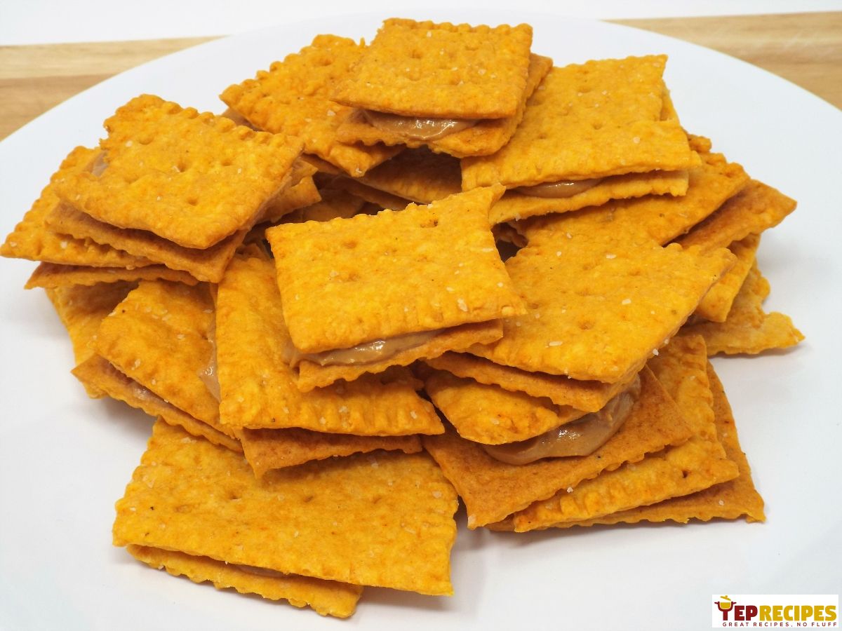 Homemade Peanut Butter and Cheese Crackers recipe