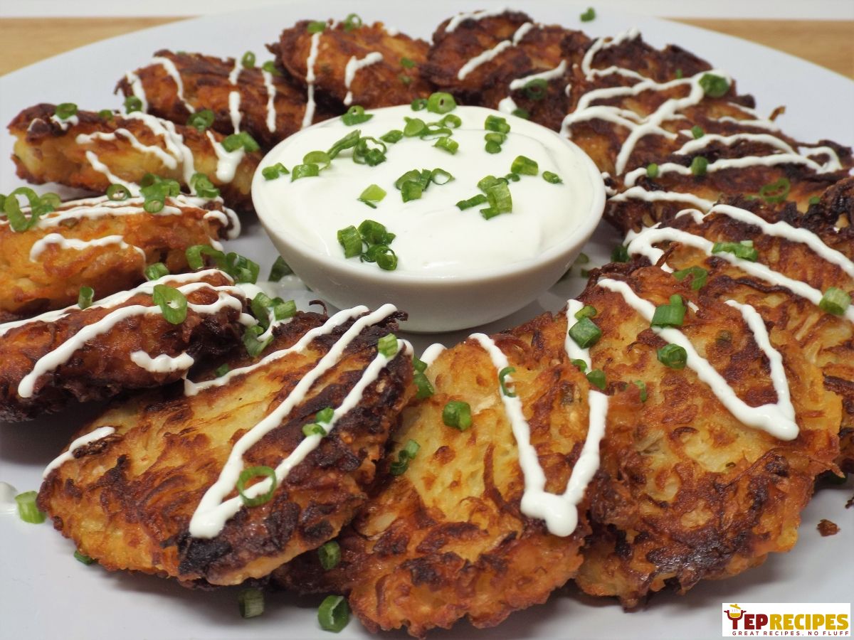 Apple & Sauerkraut Latkes recipe