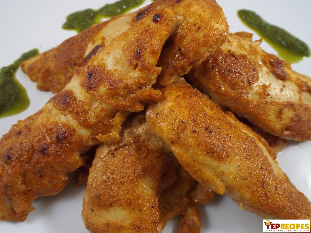 Tandoori Spiced Chicken Tenders recipe