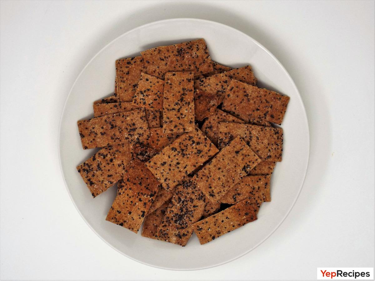Whole Wheat Poppy Seed Crackers recipe