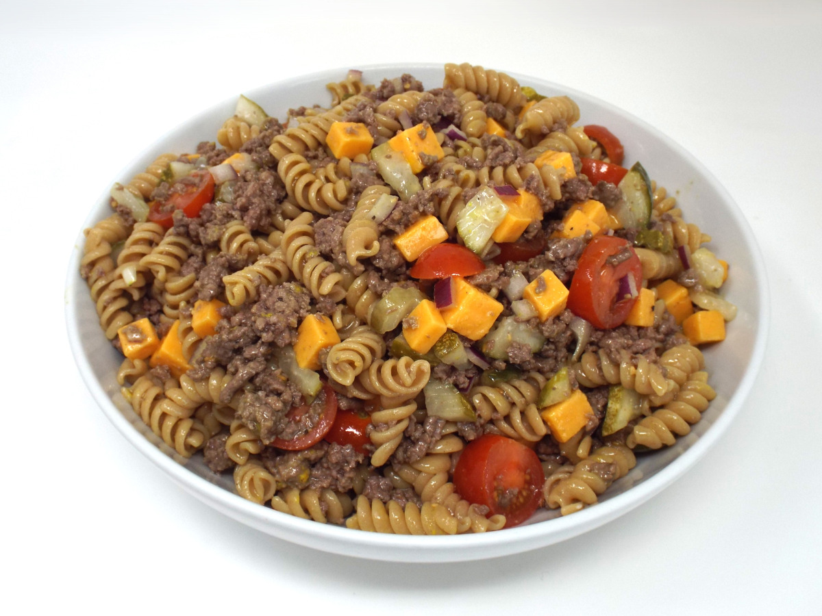 cheeseburger pasta