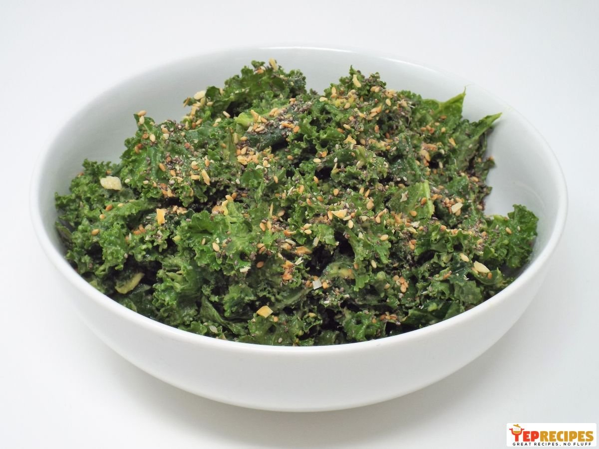 Kale Salad with Avocado and Everything Spice recipe