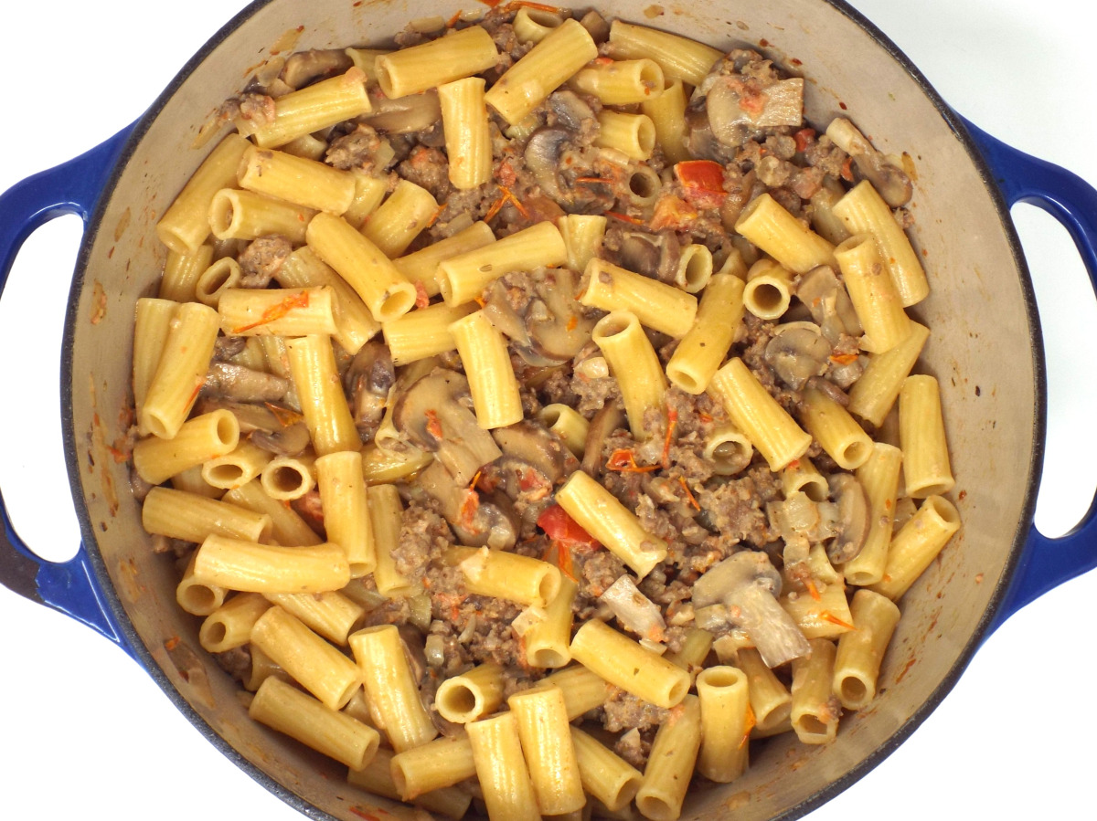 Pasta alla Boscaiola recipe