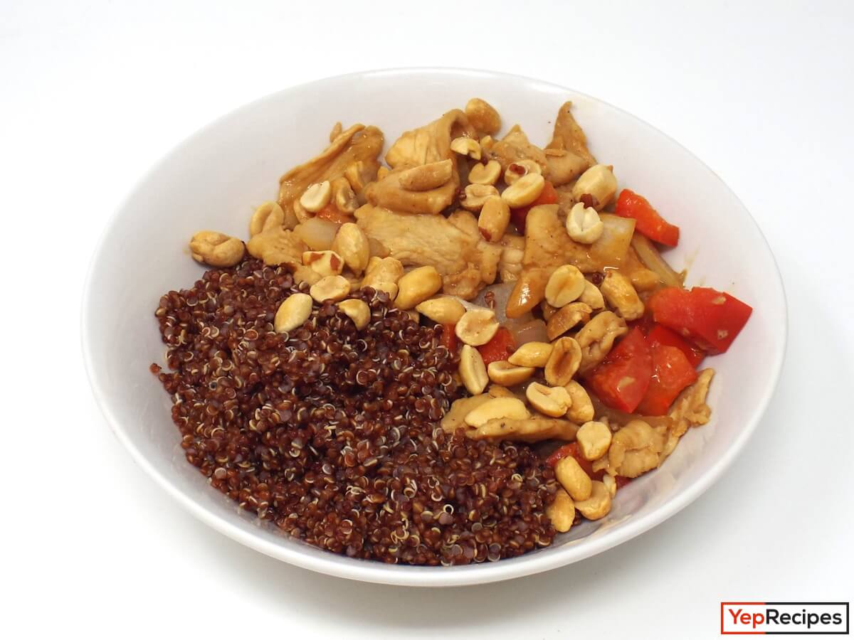 Peanut Chicken Quinoa Bowls recipe