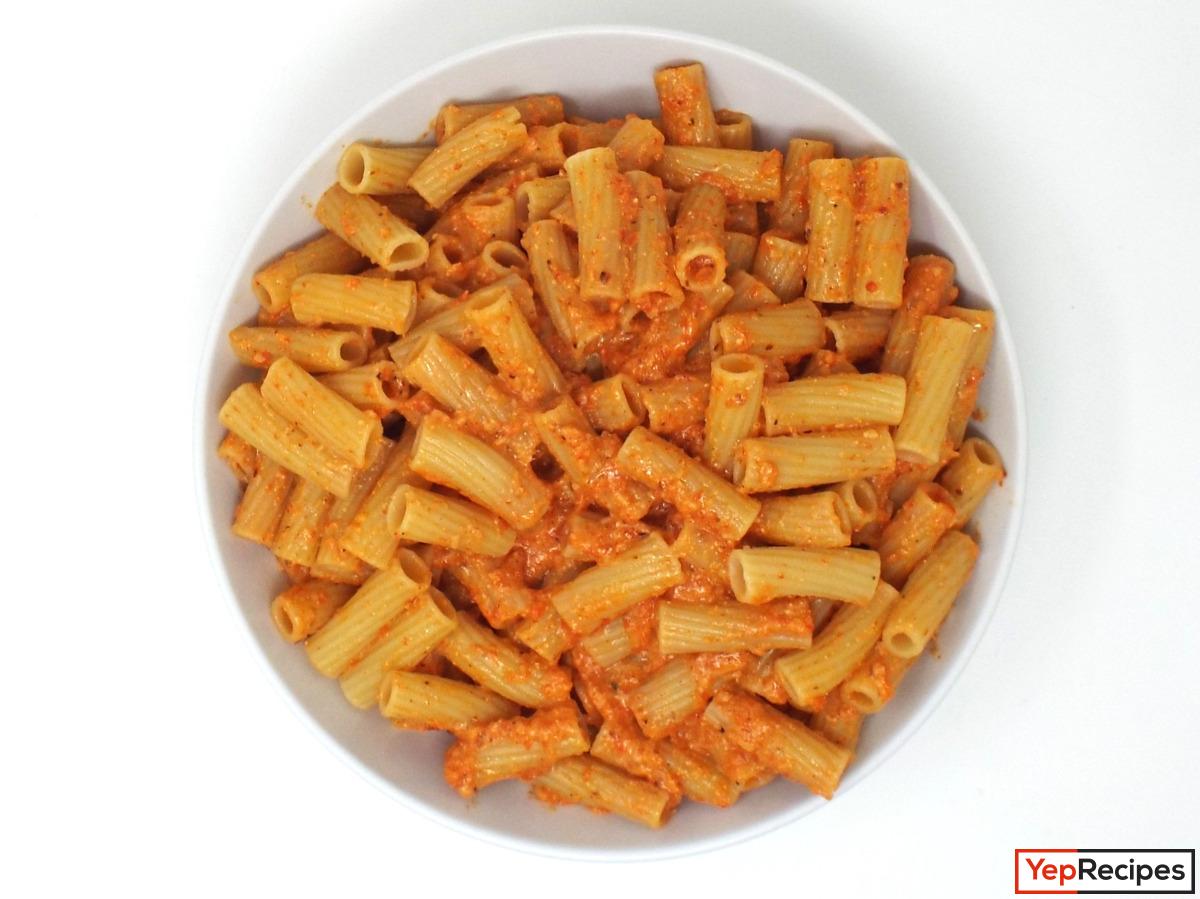 Rigatoni alla Pesto Calabrese recipe