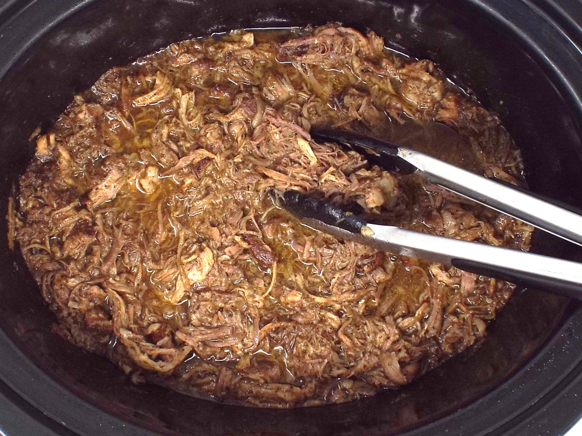 Slow Cooker Mango Jerk Pulled Pork recipe
