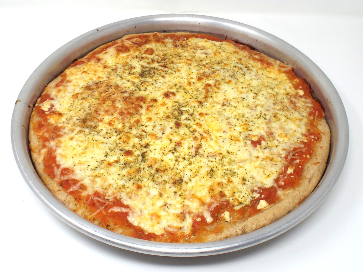 Three Cheese Deep Dish Pizza recipe