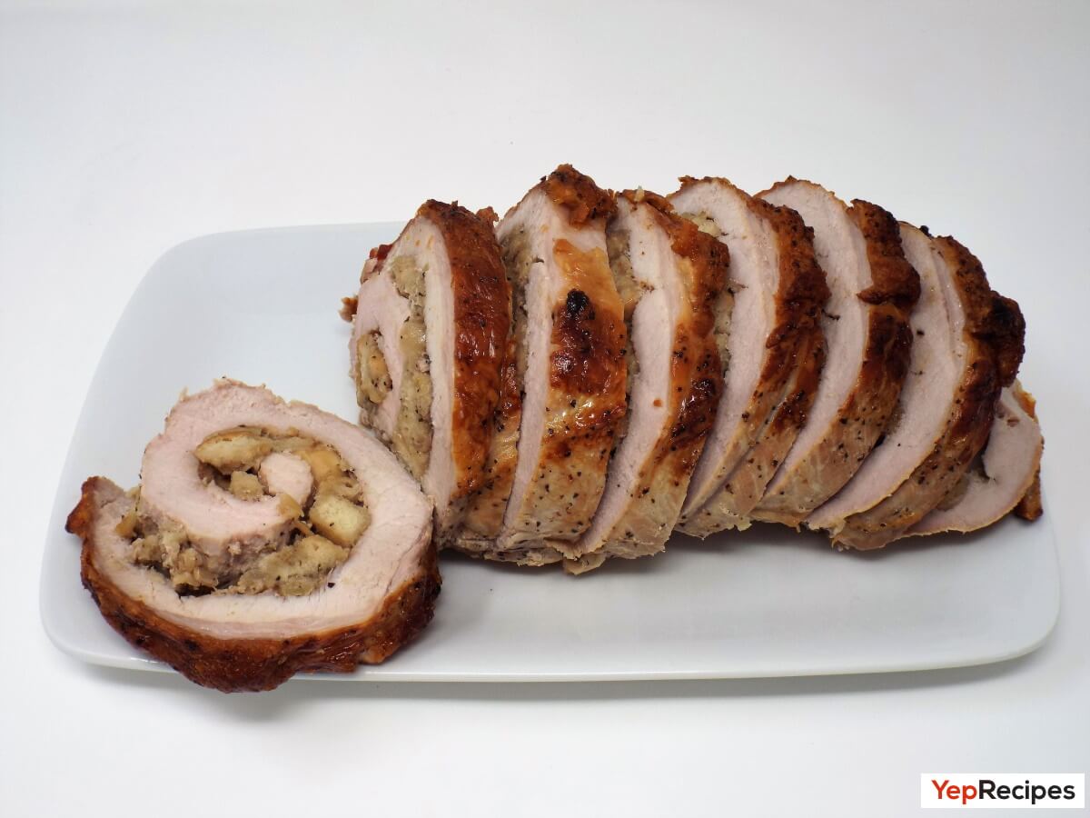 Apple and Sage Stuffed Pork Roast recipe