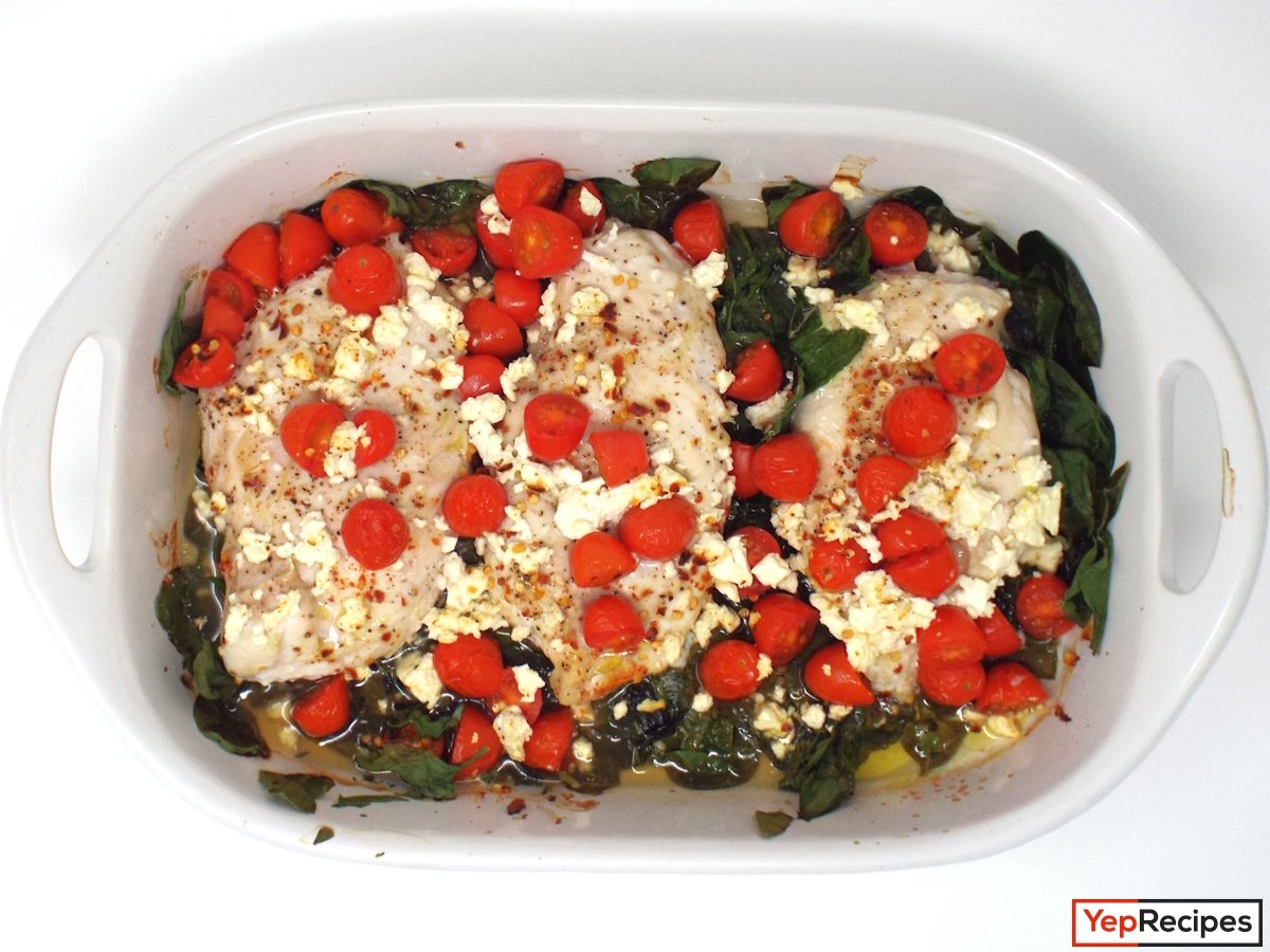 Baked Chicken with Spinach and Feta Baked Chicken with Spinach and Feta recipe