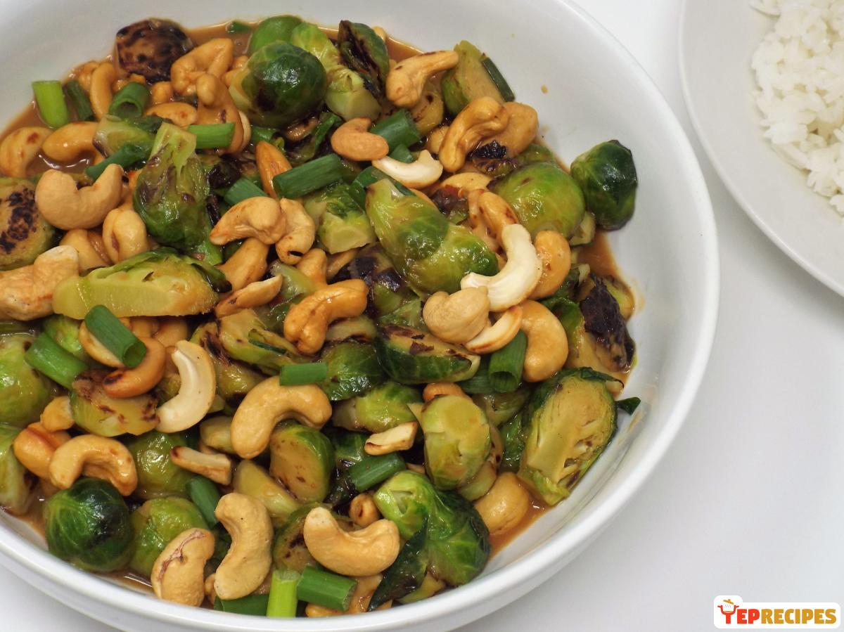 Cashew Brussels Sprouts recipe