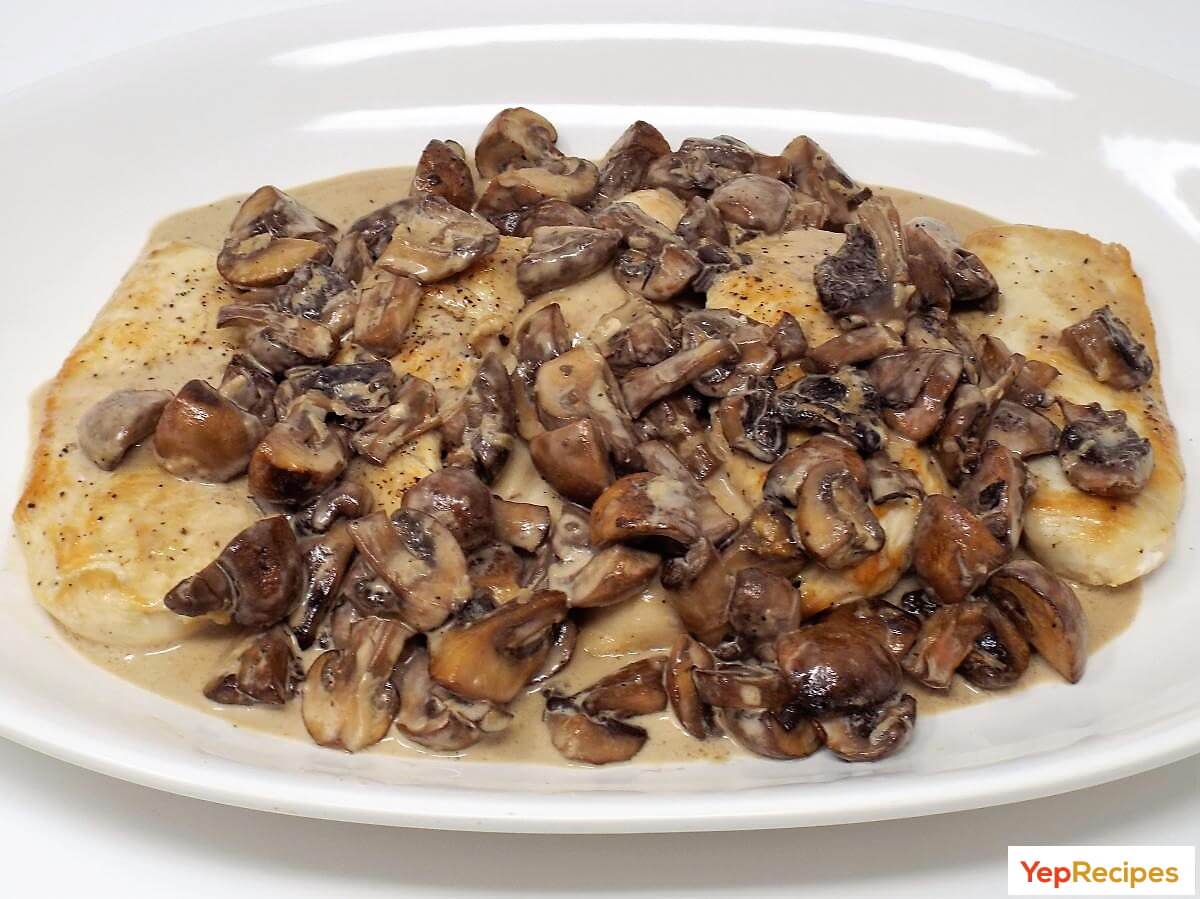 Chicken Breasts with Sherry Mushroom Sauce recipe