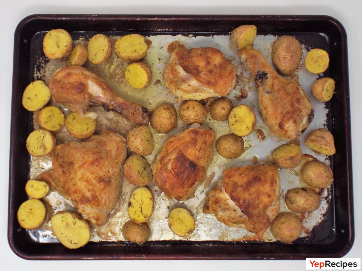 Dijon Chicken and Rosemary Potatoes recipe