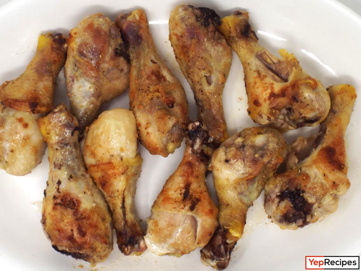 Easy Garlic Butter Baked Chicken Drumsticks recipe