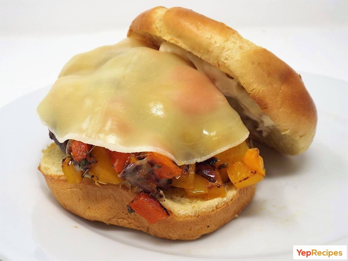 Italian Portobello and Pepper Sandwiches Italian Portobello and Pepper Sandwiches recipe