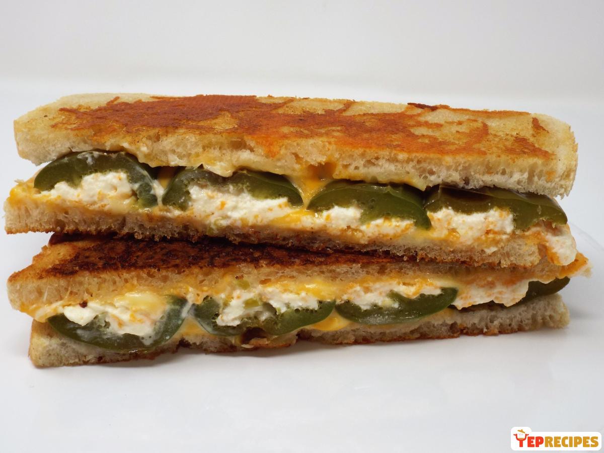 Jalapeno Popper Grilled Cheeses recipe