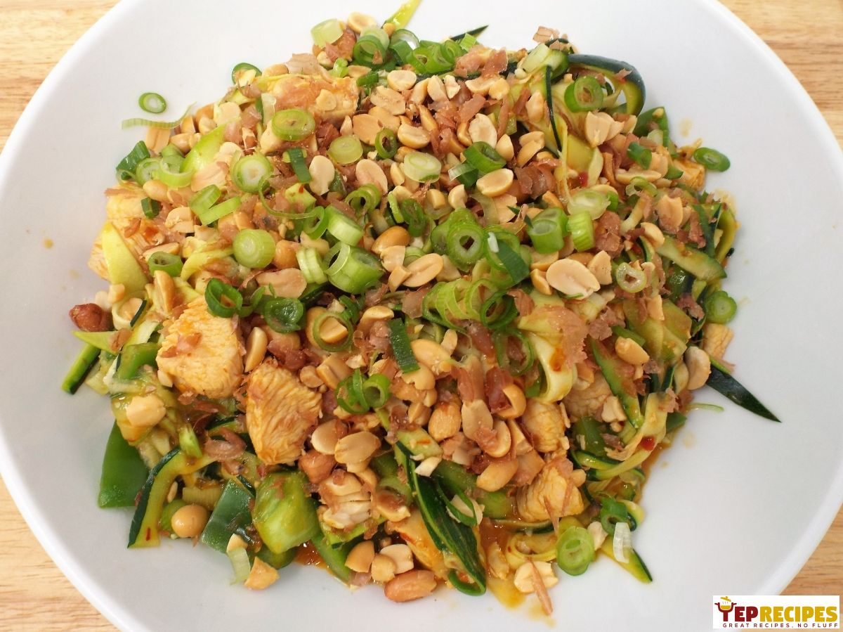 Kung Pao Chicken and Zoodles recipe
