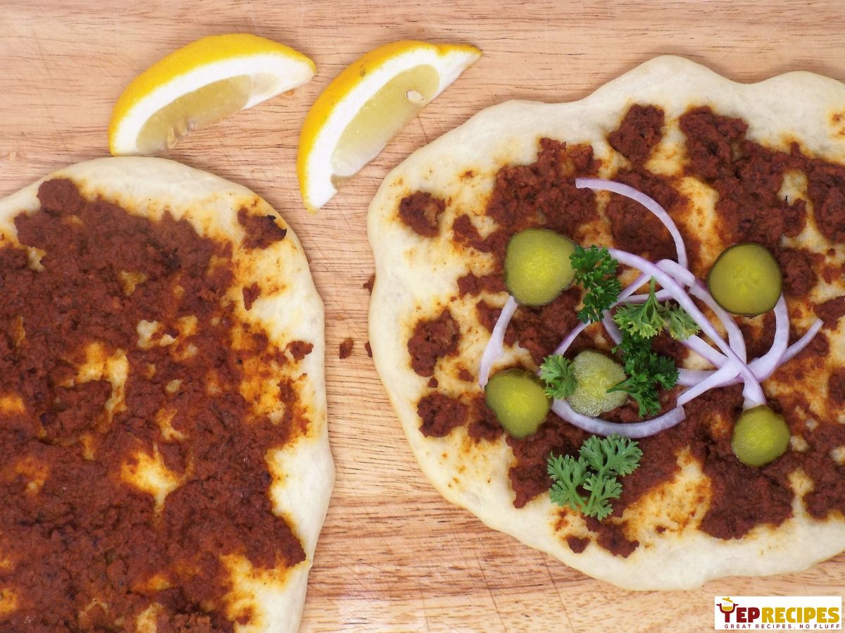 Beef Lahmacun (Turkish Pizza) recipe