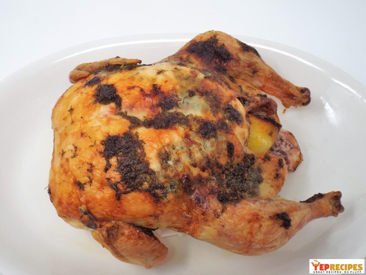 Lemon and Dill Roasted Chicken recipe
