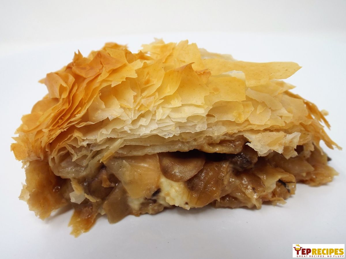 Manitaropita (Greek Mushroom Pie) recipe