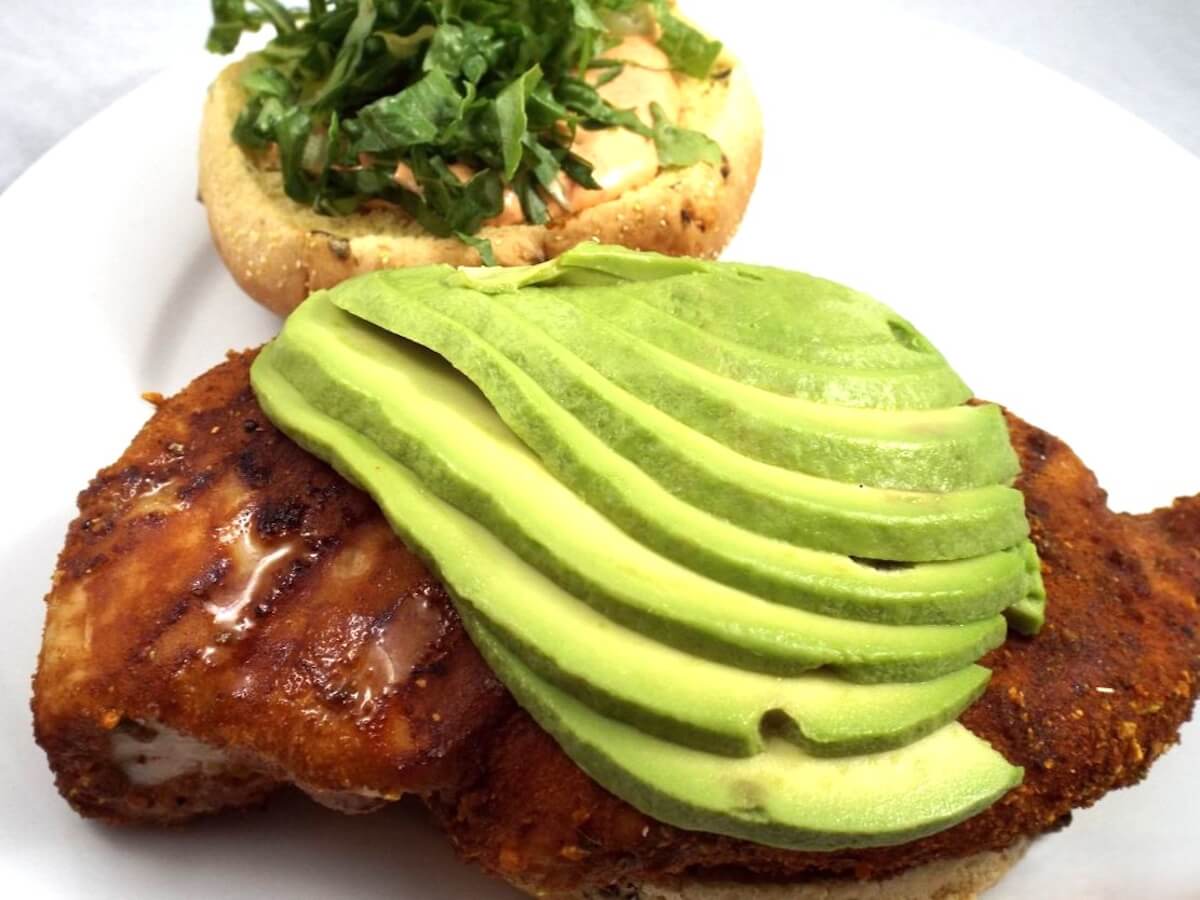 Mexican-Style Chicken Breast Sandwich with a Spicy Lime Mayo recipe
