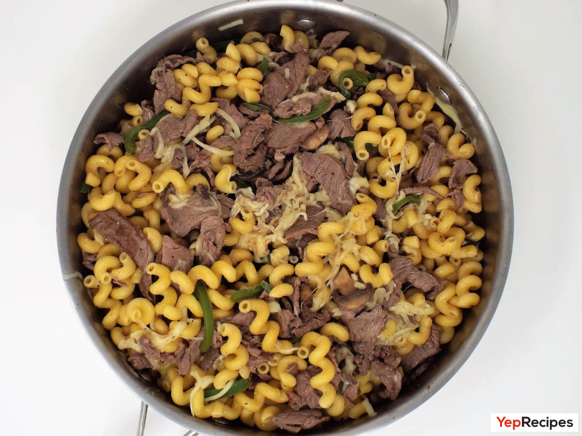 Philly Cheesesteak Pasta recipe