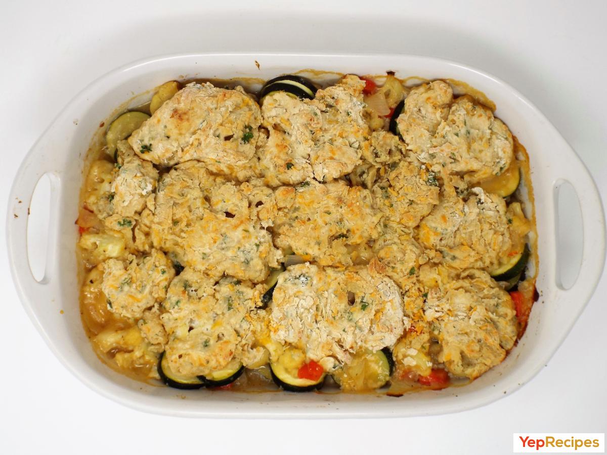 Savory Vegetable Cobbler recipe