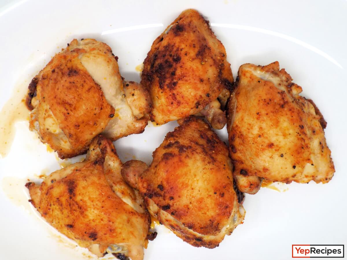 Smoky Baked Chicken Thighs recipe