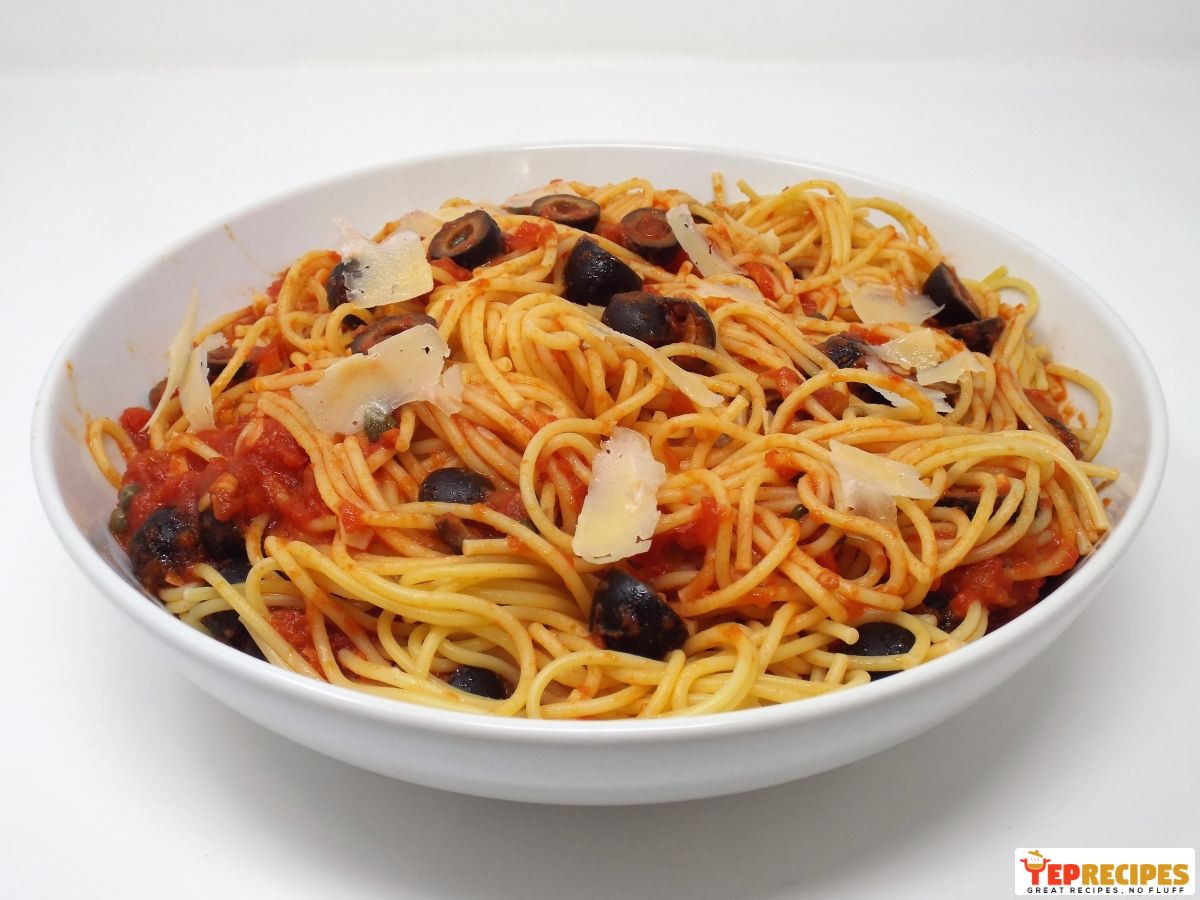 Spaghetti alla Puttanesca recipe
