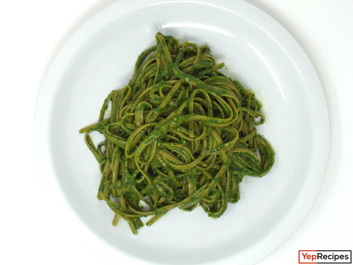 Spinach Pesto Linguine recipe