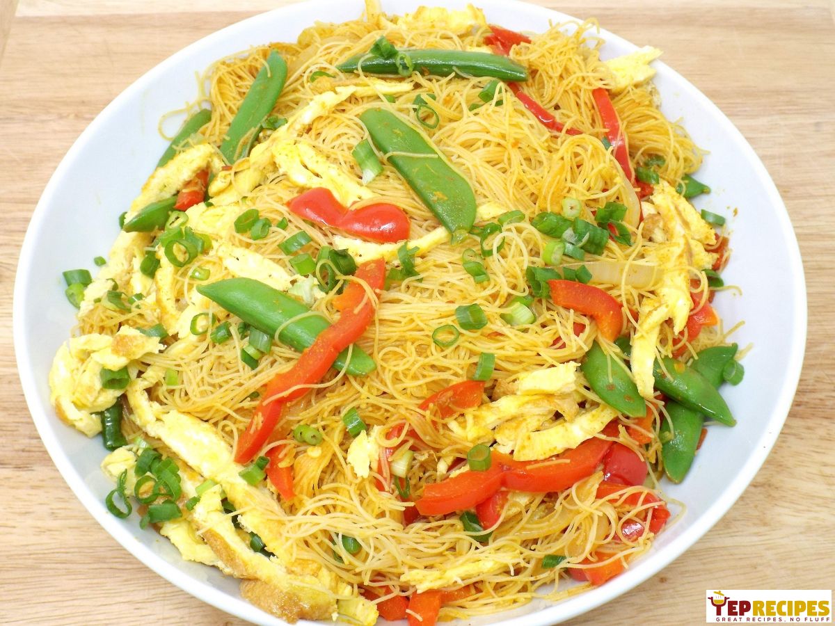 Vegetable Singapore-Style Noodles recipe