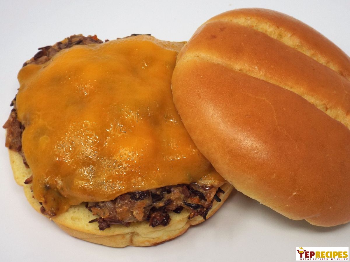 Wild Rice Veggie Cheeseburgers recipe
