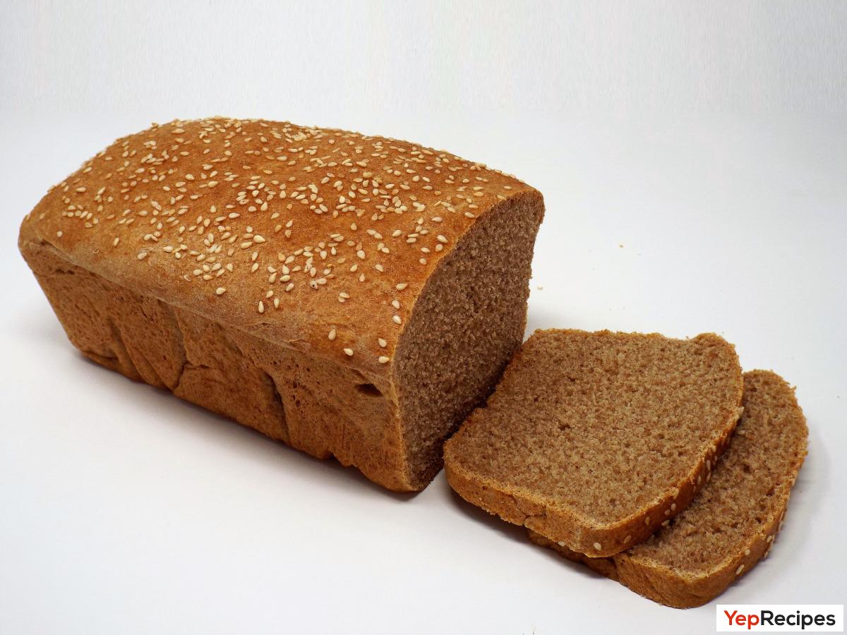 Whole Wheat Sesame Seed Sandwich Bread recipe