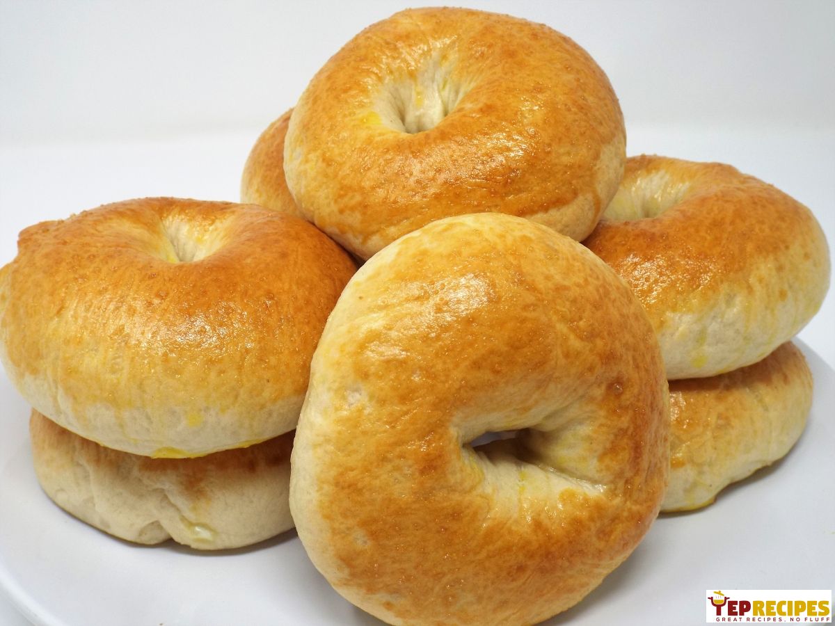 Garlic and Onion Bagels recipe