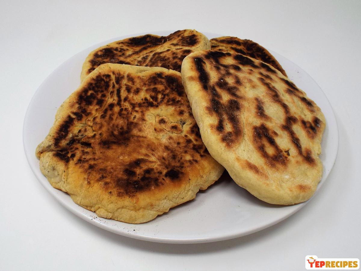 Mushroom Stuffed Naan recipe