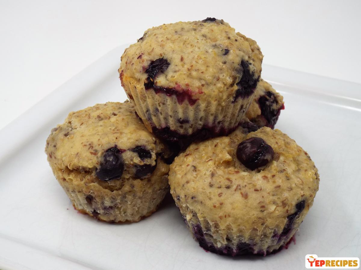 Blueberry Quinoa Muffins recipe