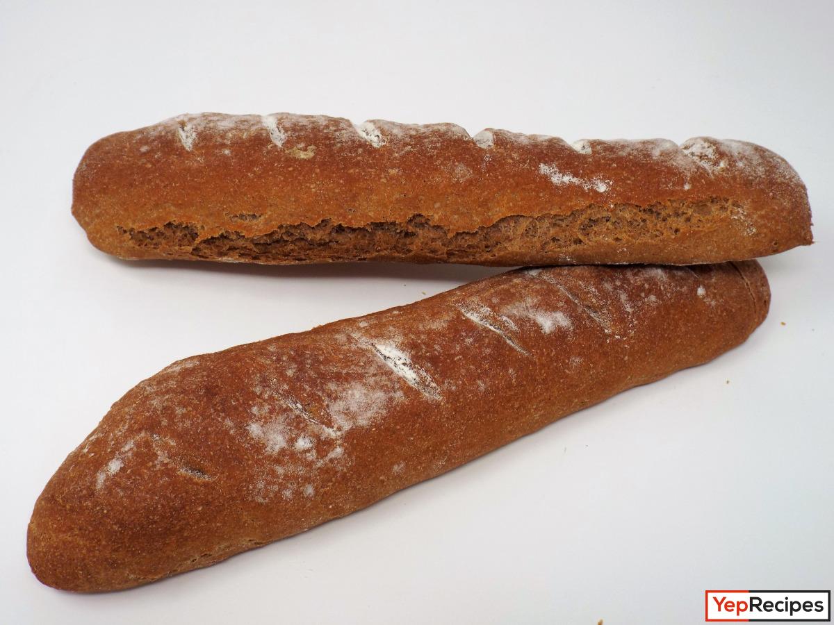 Mostly Whole Wheat Baguettes recipe