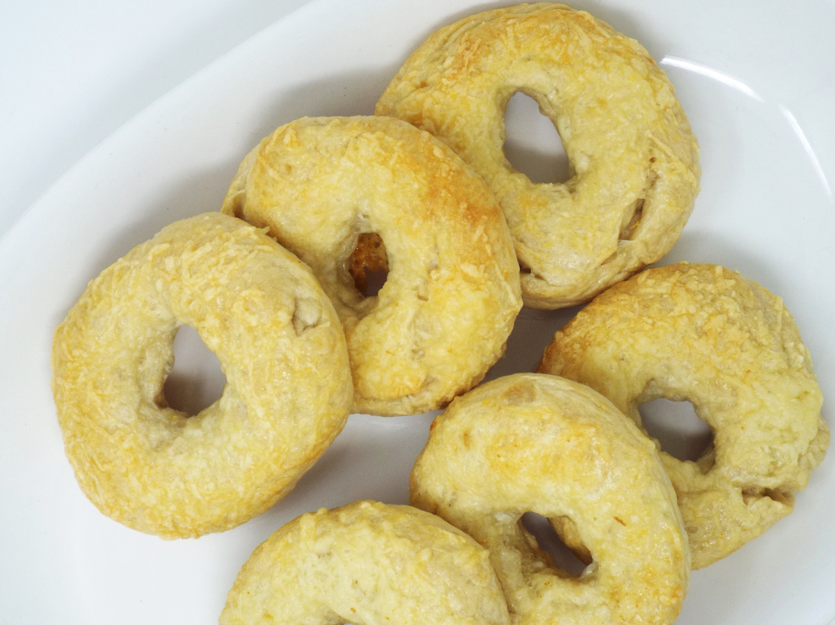 Asiago Cheese Bagels recipe