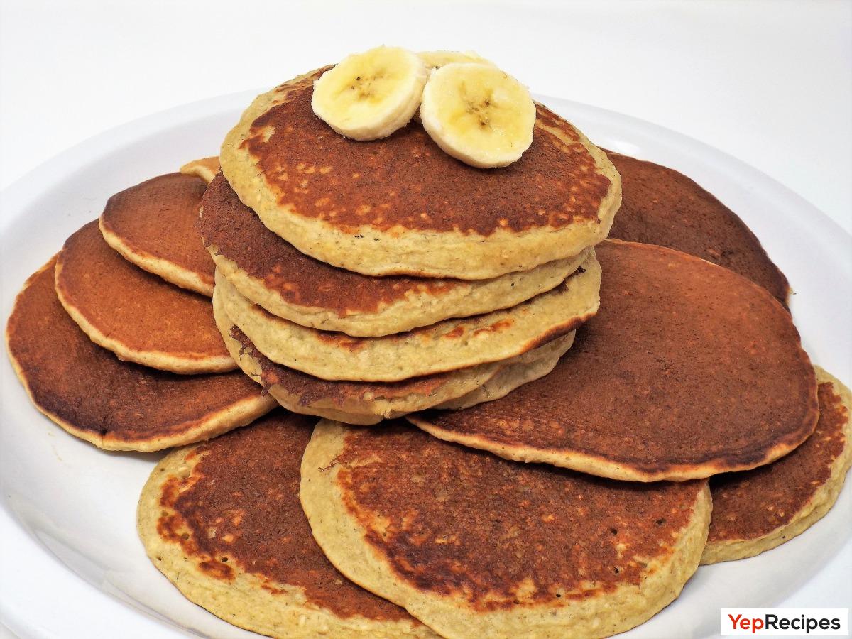 Banana Oat Pancakes recipe