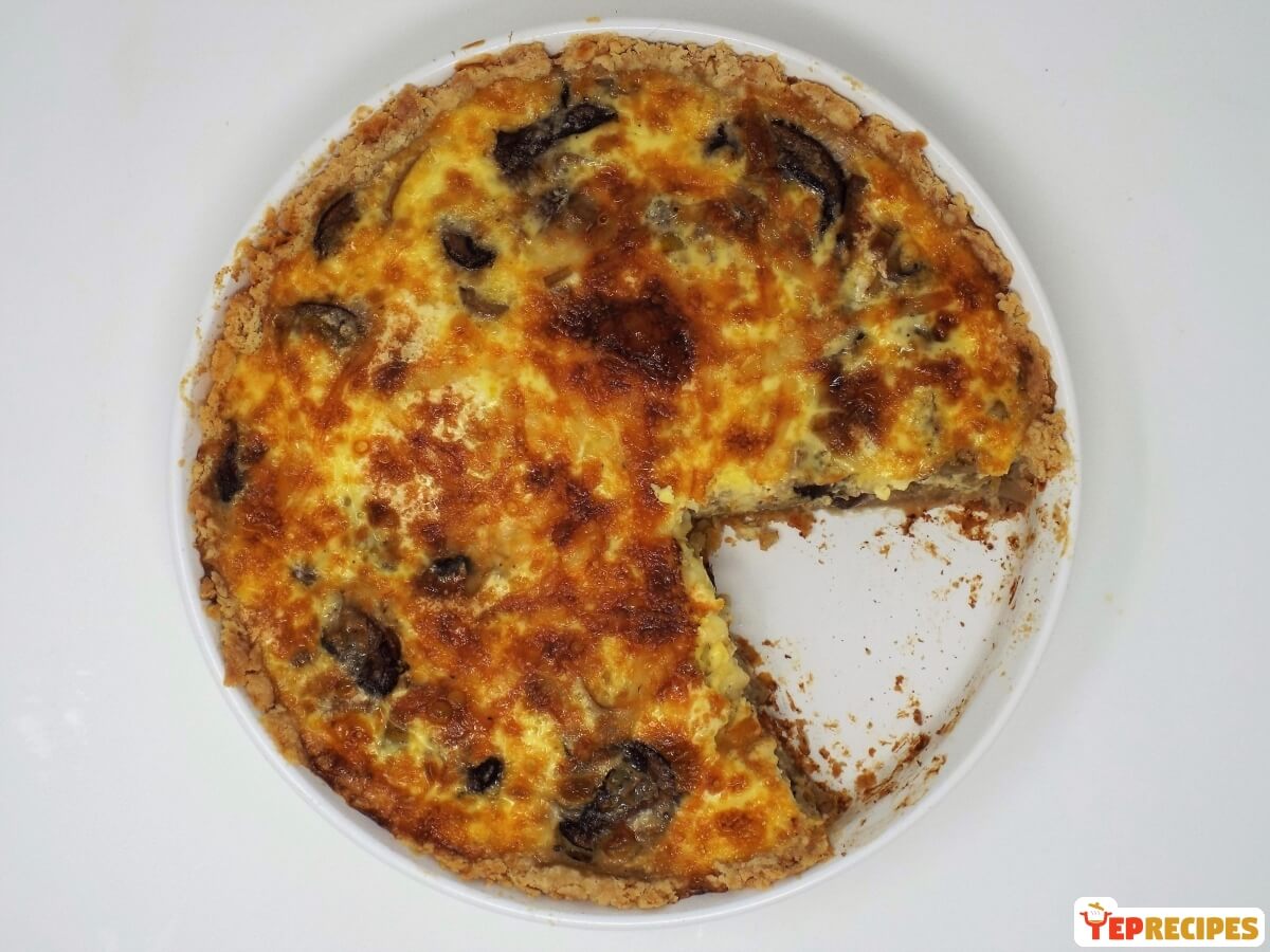 Leek and Mushroom Quiche recipe