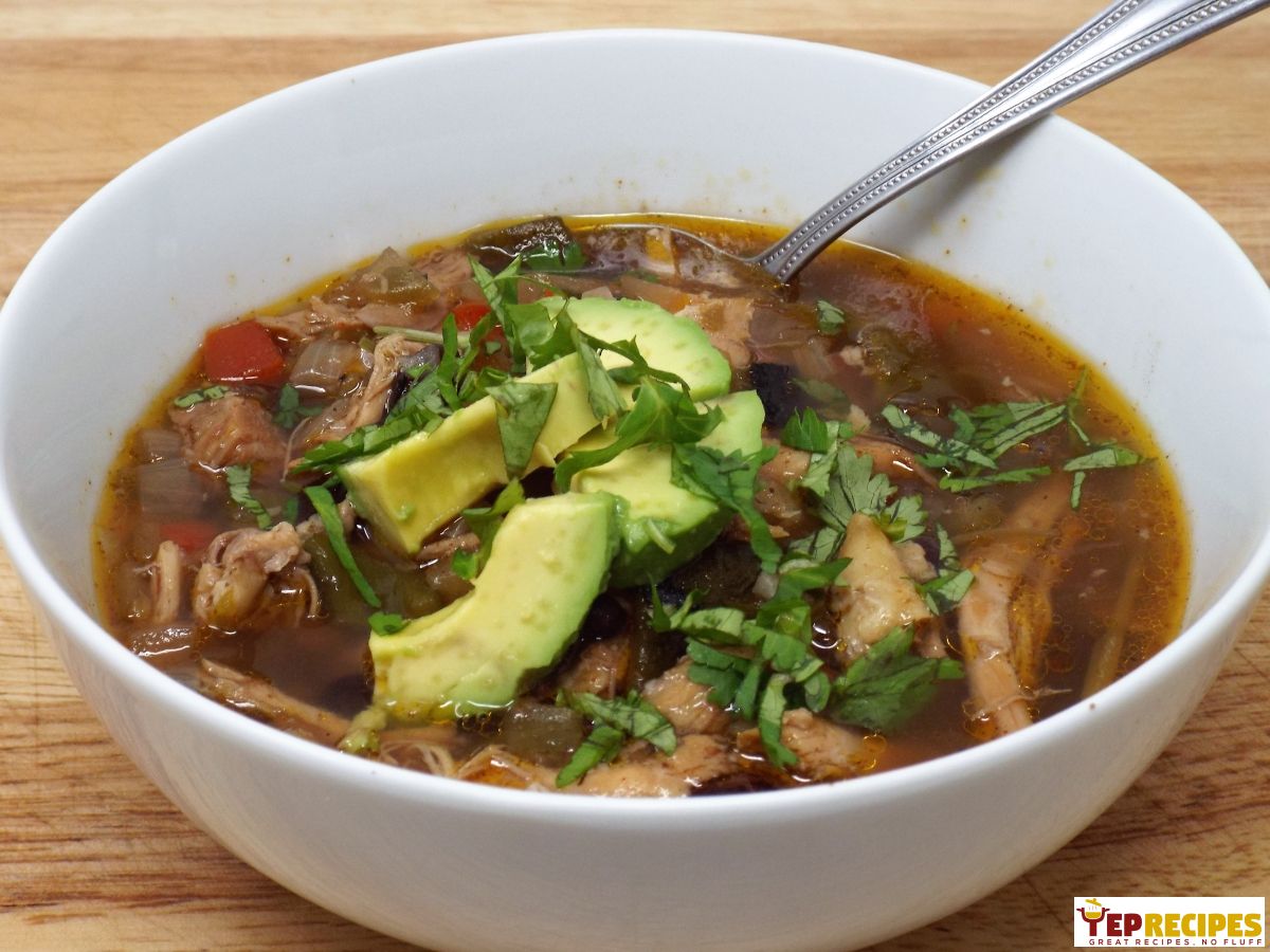 Slow Cooker Chicken and Black Bean Soup recipe