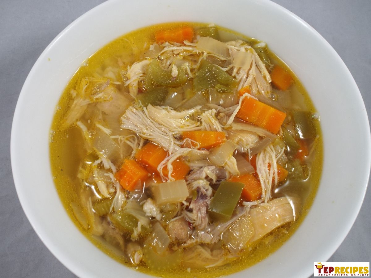 Spicy Slow Cooker Chicken and Rice Soup recipe
