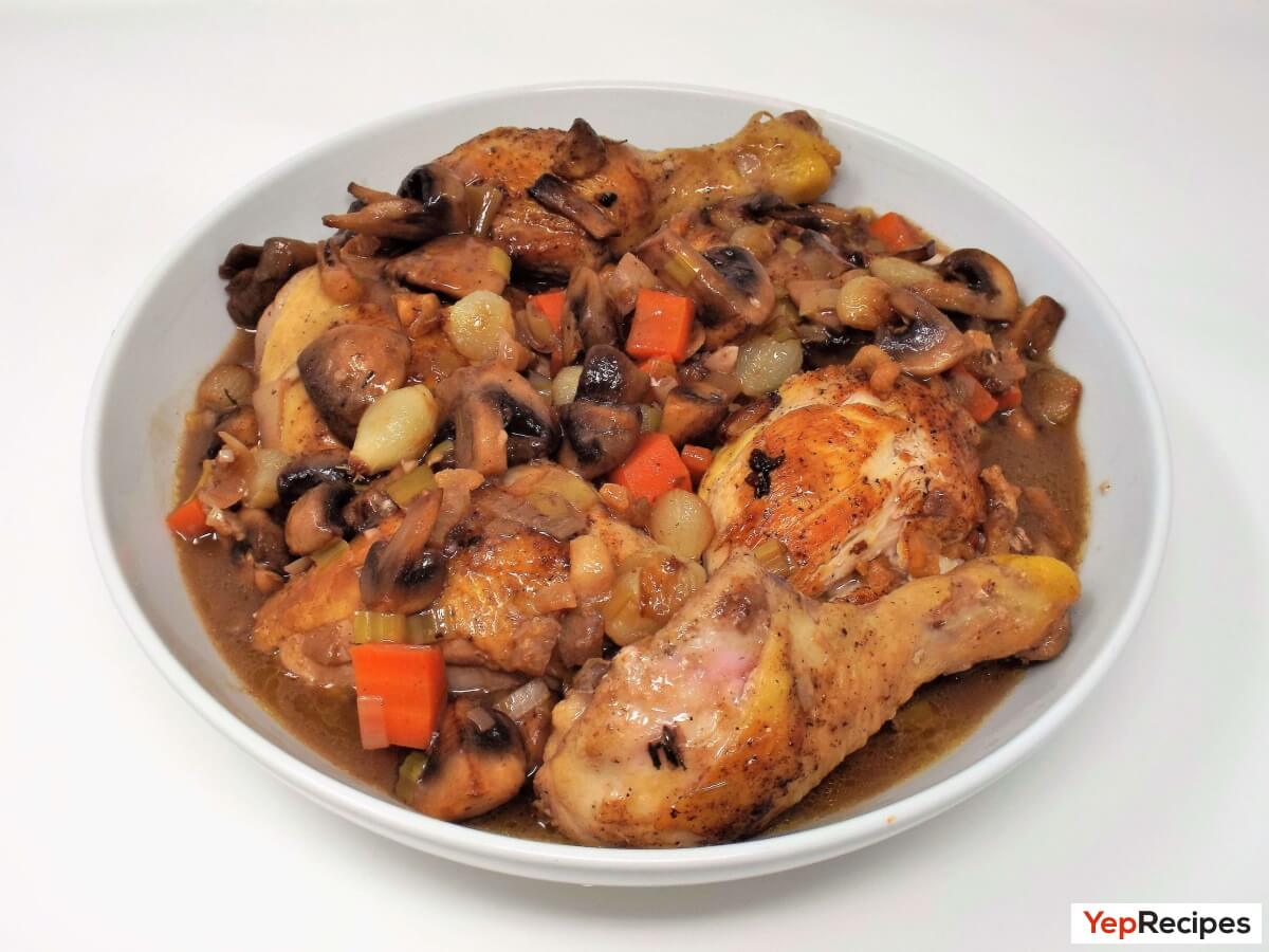 Coq au Vin (French Chicken Stew) recipe