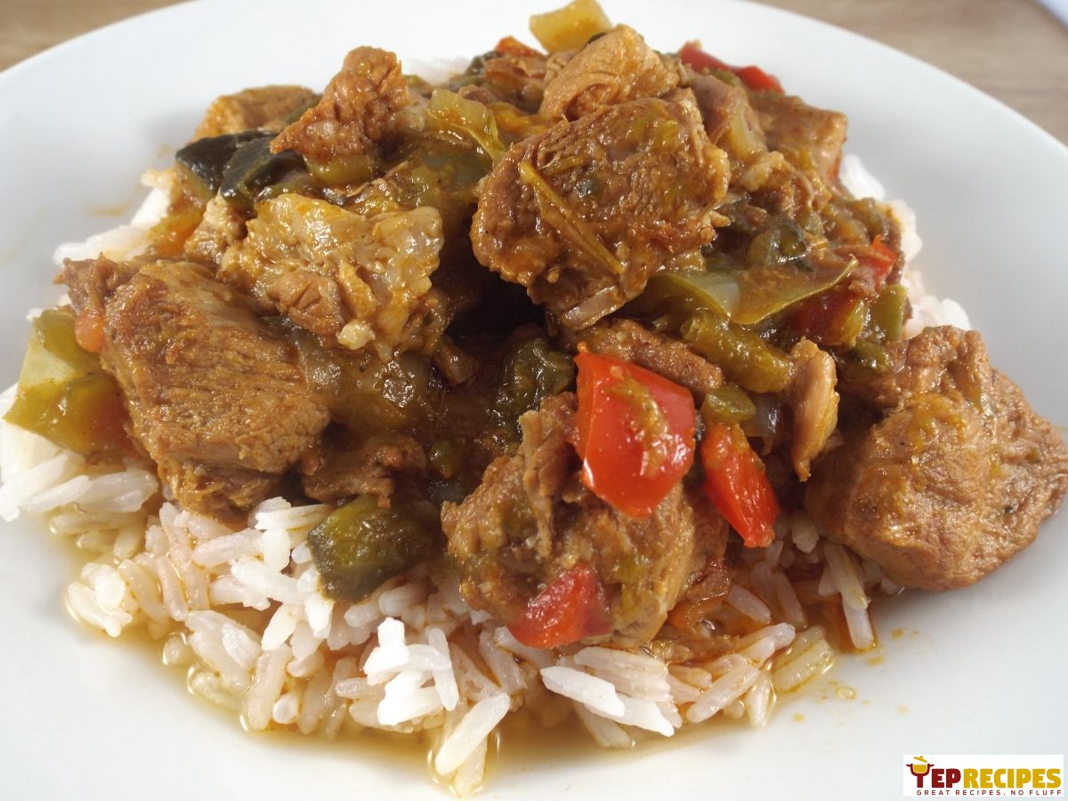 Six Pepper Pork Stew recipe
