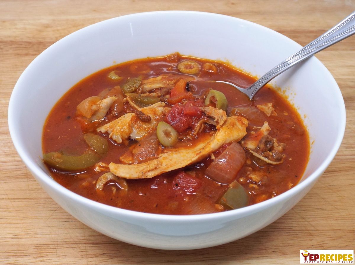 Spanish Chicken and Chorizo Stew recipe