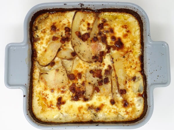 Pork and White Cheddar Au Gratin Potatoes